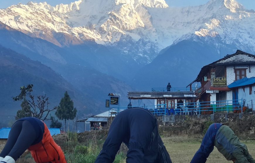 Yoga Practice In the Lap of Annapurna – 6 Days